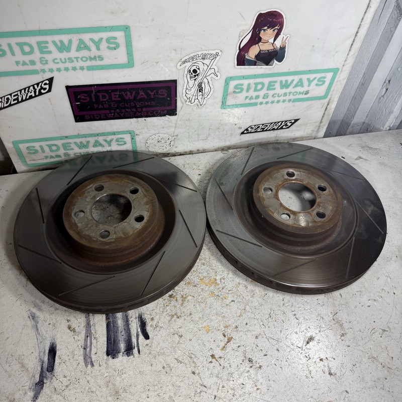 11-23 Dodge Charger 300 SRT8 Slotted Front Brake Rotors for BREMBO