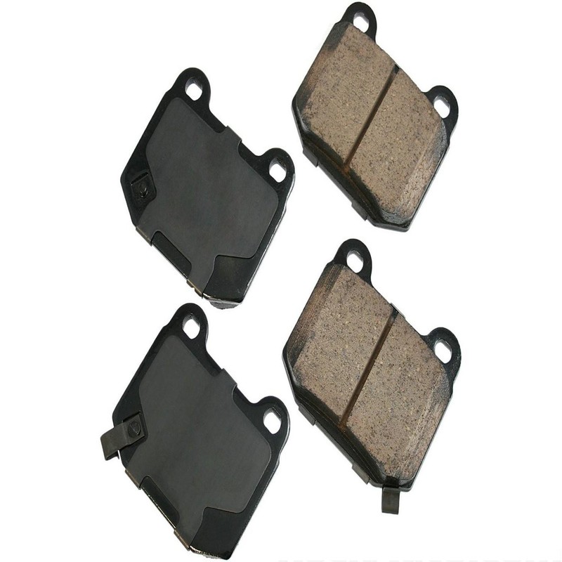 Akebono OEM Front & Rear Brake Pads For 2004-2014 Subaru Impreza 10 Yr Warranty gallery