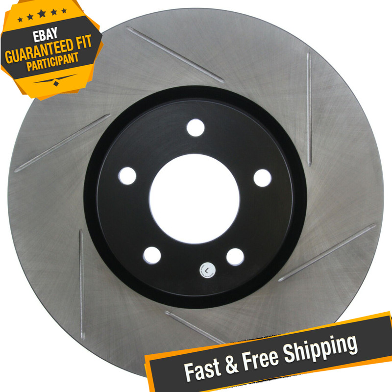 StopTech Sport Slotted 1-Piece Front Driver Side Brake Rotor for 07-13 Mazda 3