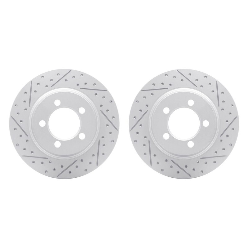 For Ford Thunderbird 67 R1 Concepts Drilled & Slotted Front Brake Rotor Set gallery