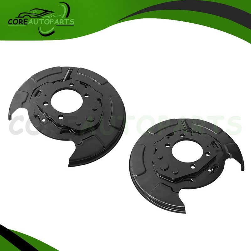 Pair Rear Brake Dust Shield Backing Plate for 2010 2011 – 2014 Subaru Legacy