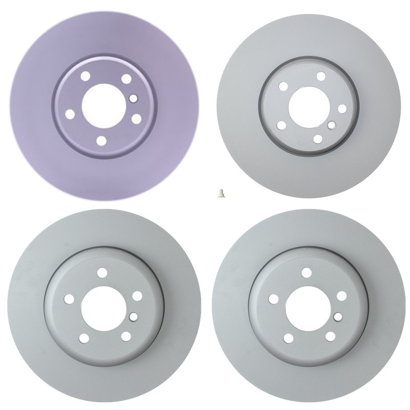Hella Front 348mm Rear 345mm Rotors Disc Brake Rotor Kit For F07 535i GT