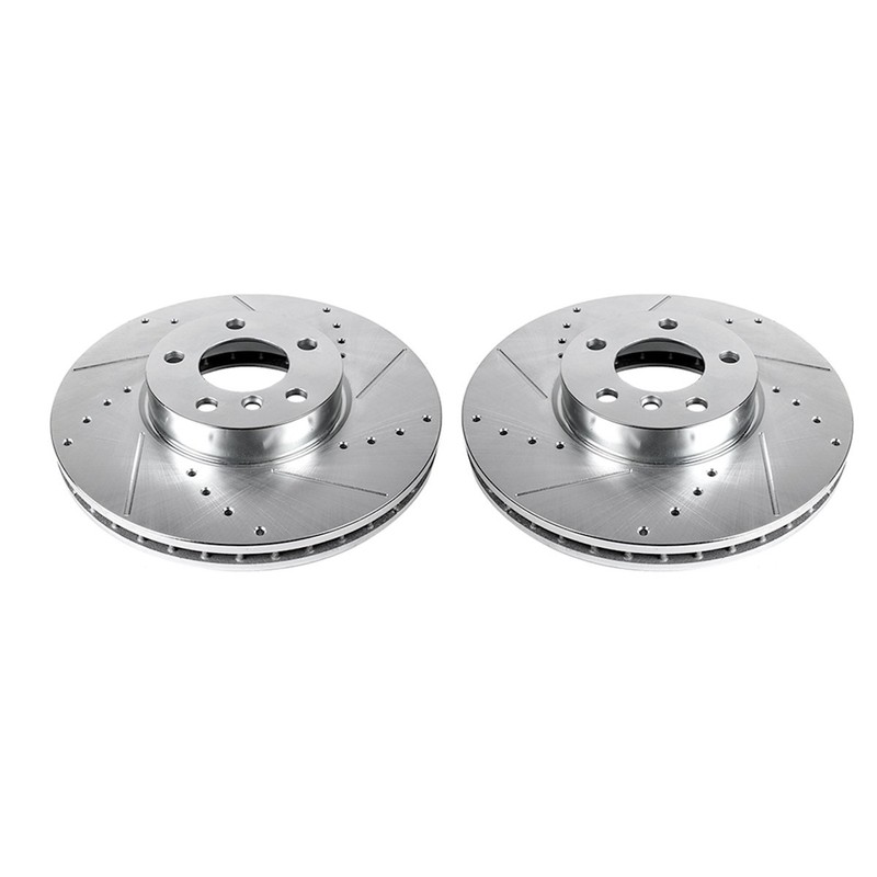 EBR852XPR Powerstop Brake Discs 2-Wheel Set Front for BMW X6 E70 X5 Series 11-19