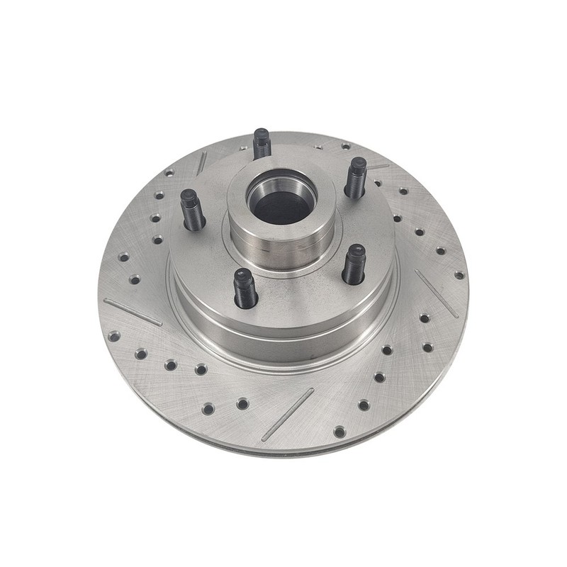 Front Disc Brake Kit 11 In, 5 on 4-3/4 drilled and slotted Rotors for Mustang II gallery