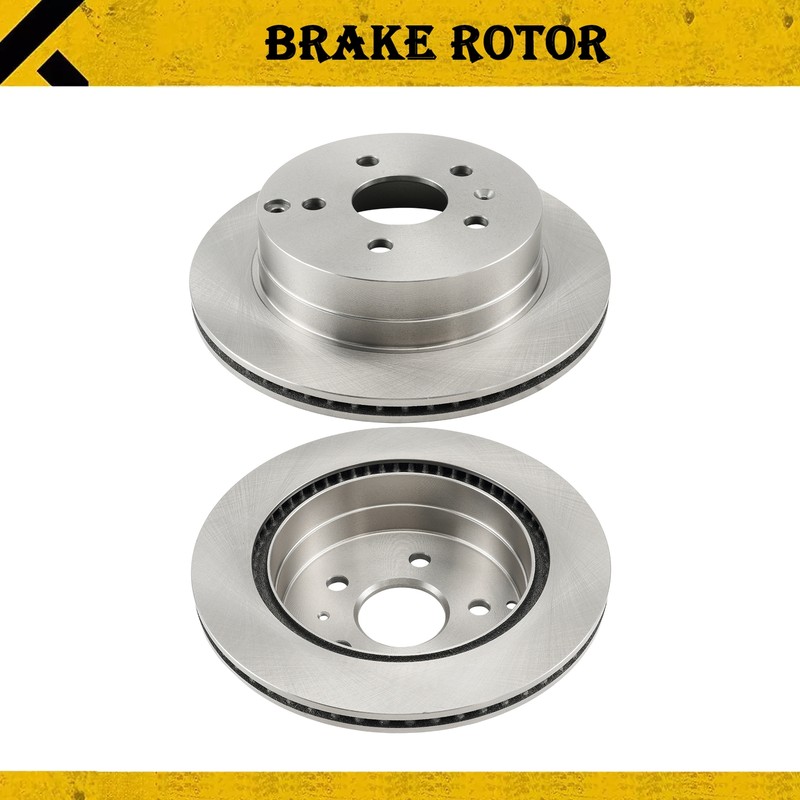 Pair Rear Disc For GMC Terrain; Chevy Equinox 2010 2011-2017 55178 Brake Rotors