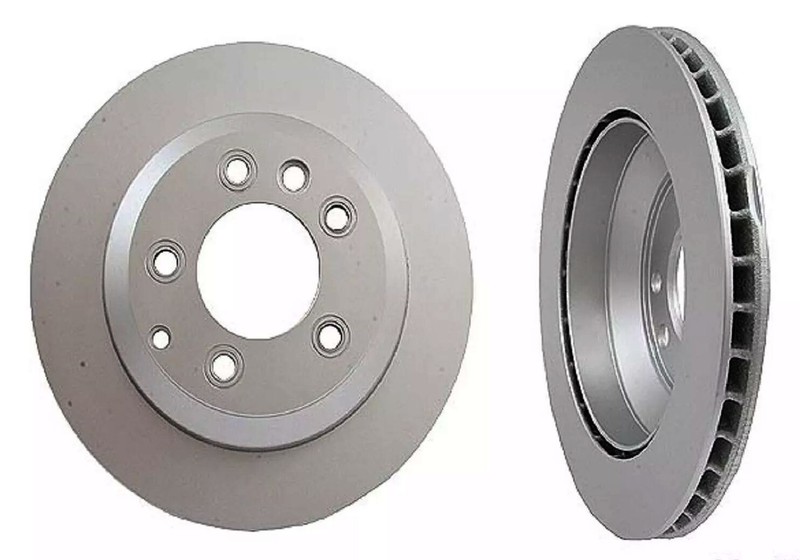 2x ATE REAR Brake Rotor Kit For Porsche 2003-2018 VERiFy Cayenne WITH 330mm DISC