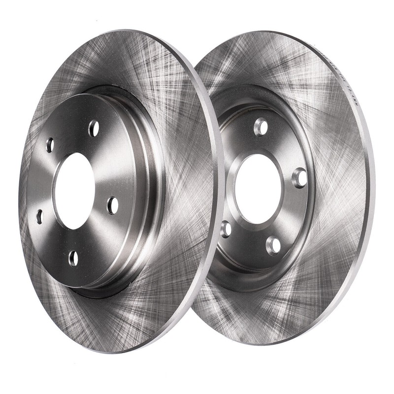 270mm Rear Brake Rotors Set For 2005-09 Buick Allure 2011-13 Impala 5Lug H17 TX