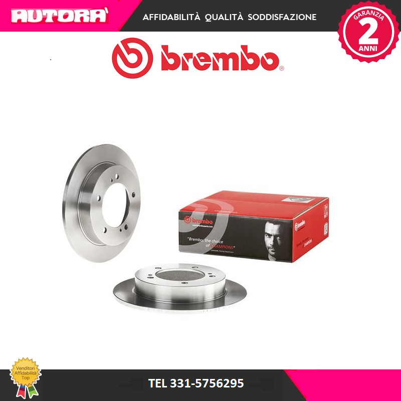 08526610 Pair of front brake discs (BRAND-BREMBO)..