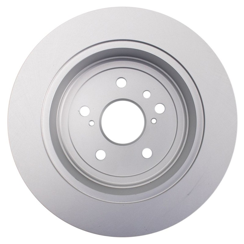 TRQ Rear Brake Rotors Set Solid For 2009-2015 Toyota Venza gallery