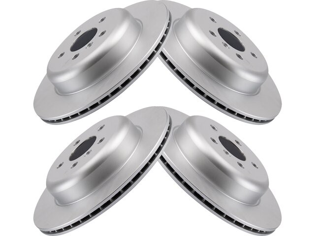 Rear TRQ Brake Rotor Set fits BMW Z4 2019-2022 78NJCQ