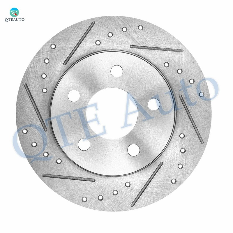 Rear Drilled Slotted Brake Disc Rotors 270mm For 2005-2008 Chevrolet Cobalt gallery