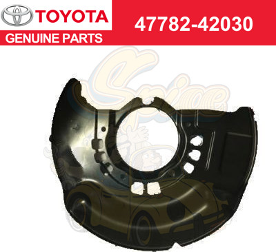 47782-42030 GENUINE COVER, DISC BRAKE DUST, FRONT LH 4778242030