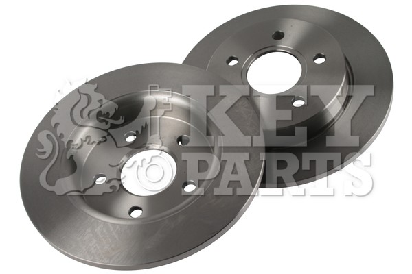 2x Brake Discs Pair Solid fits FORD FOCUS Mk2 1.6 Rear 04 to 11 265mm Set New gallery