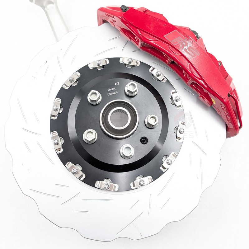 FOR AUDI RS6 C7 RS7 4G TWO PIECE FLOATING FRONT BRAKE DISCS CERAMIC PADS 390mm gallery