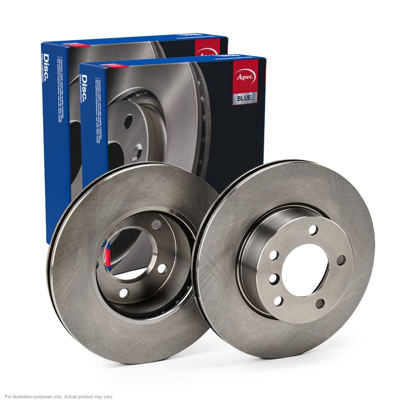 2X APEC Front Brake Discs for BMW 3 2004-11 300mm Vented SDK6248