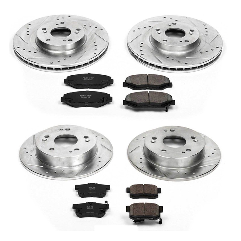 Power Stop K6327 1-Click Z23 Evolution Sport Brake Kit for 12-15 Honda Civic