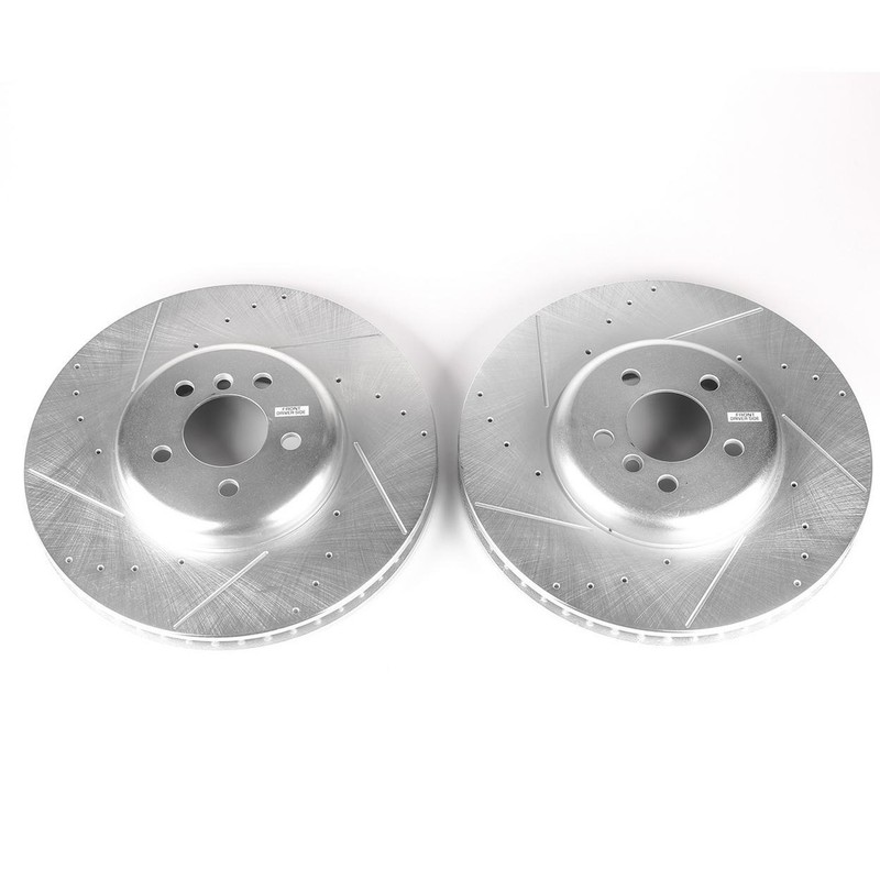 PowerStop Disc Brake Rotor Set – Fits BMW 550i GT 2010-2015, BMW 550i GT xDrive