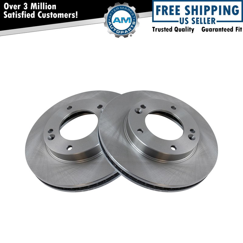 Front Disc Brake Rotor Pair Set For 03-06 Kia Sorento New