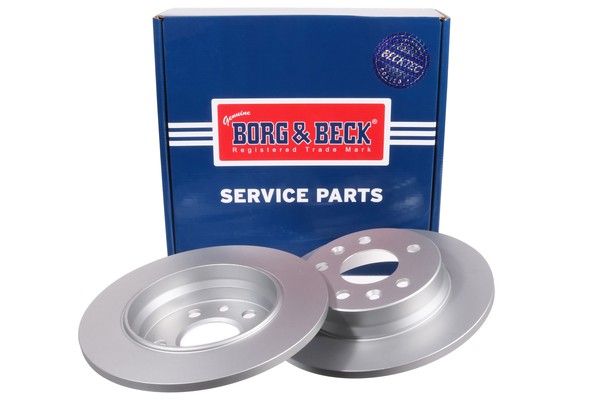 2x Brake Discs Pair Solid Rear 273mm BBD6308 Borg & Beck Set 440A09225R Quality gallery