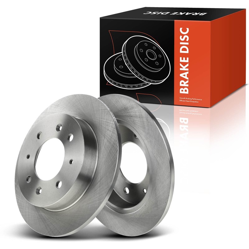Rear Disc Brake Rotors for Kia Spectra 2004 2005 2006 2007-2009 Spectra5 L4 2.0L
