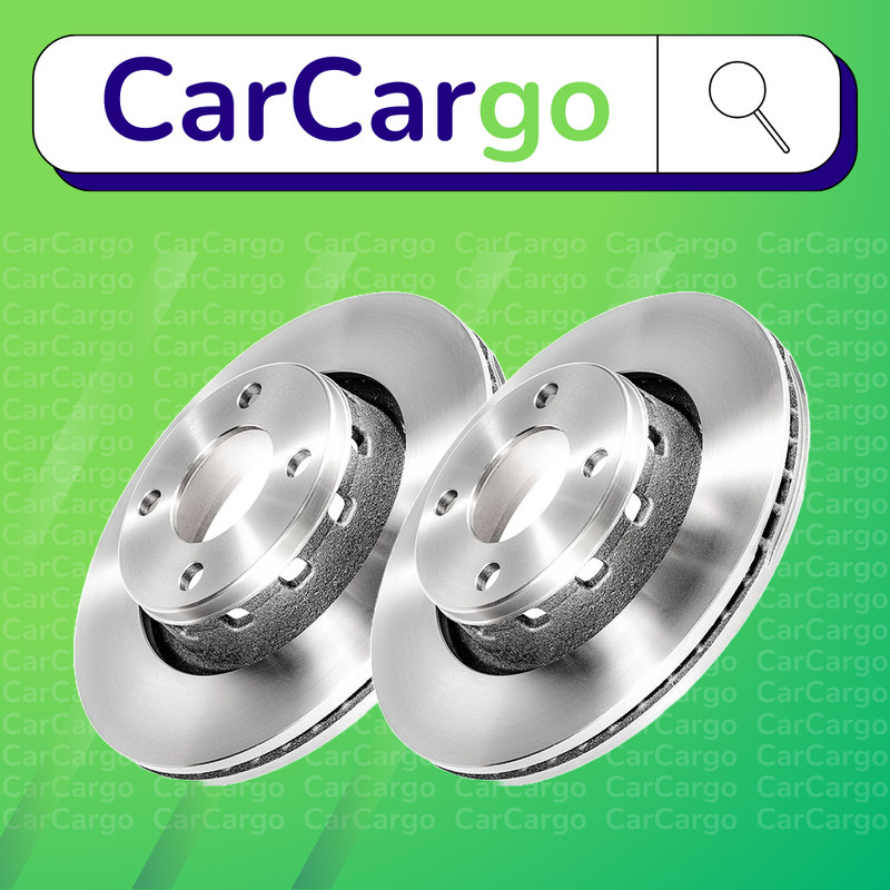 Premium Vented Front Brake Discs Pair For Audi 80 1.6 1991-1994 280 mm