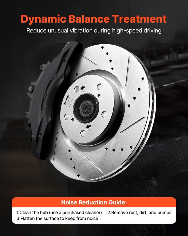 VEVOR Front & Rear Ceramic Brake Kit 2007-2013 Acura MDX, 2010-2013 Acura ZDX gallery