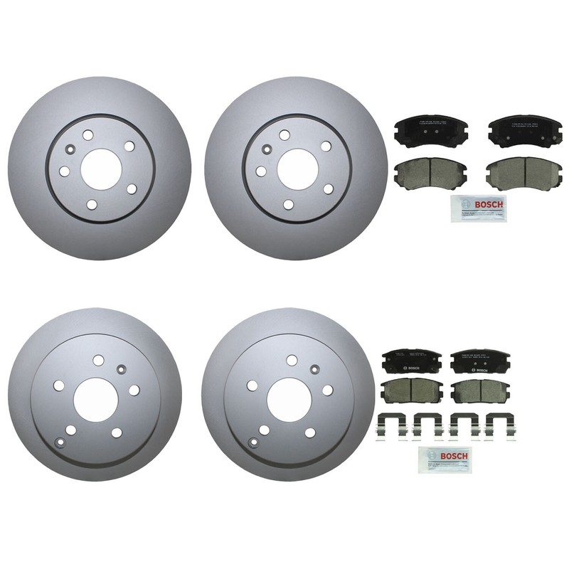 Front and Rear Brake Kit Disc and Rotors Bosch Ceramic Pad Set For Chevrolet GMC gallery