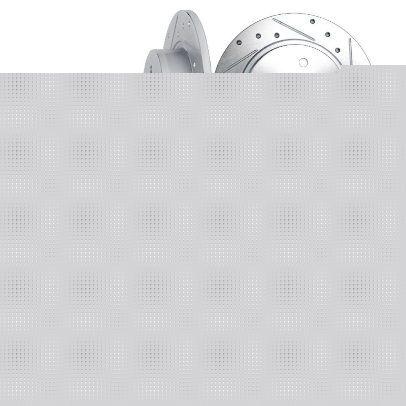 For Kia Forte5 2012 2013 Rotors | Silver | Drilled And Slotted Rotor Style gallery