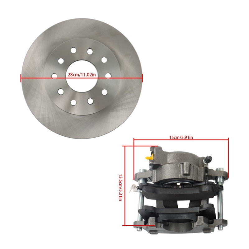1 set Rear Disc Brake Conversion Kit For Buick Skylark Nova 1968-77 5.7L V8 GAS gallery