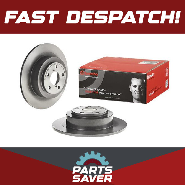 2x Brake Discs Pair Solid fits SUBARU OUTBACK BH9 2.5 Rear 00 to 03 EJ25 290mm