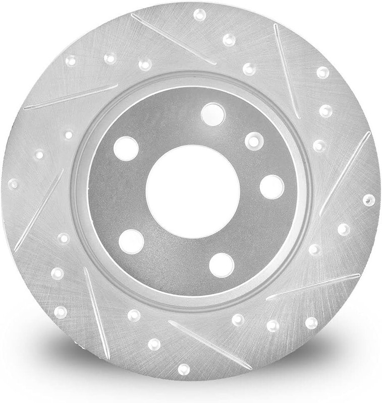 Dynamic Friction 631-54067L Premium Drilled and Slotted Vented Front Brake Rotor gallery