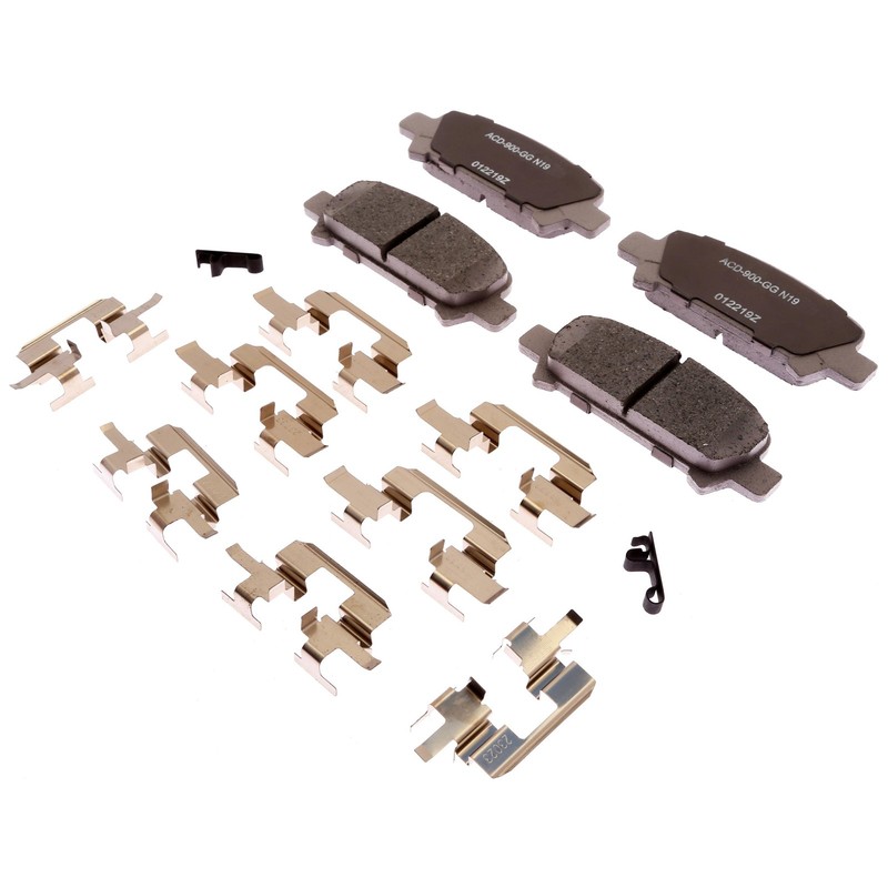 ACDelco Disc Brake Pads and Rotors Kit Front Rear For 98-03 Subaru Impreza gallery