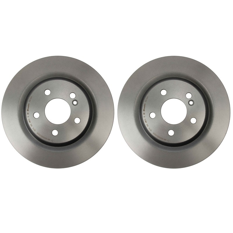 Brembo Pair Set of 2 Rear 315mm Coated Disc Brake Rotors For Mercedes C215 W220