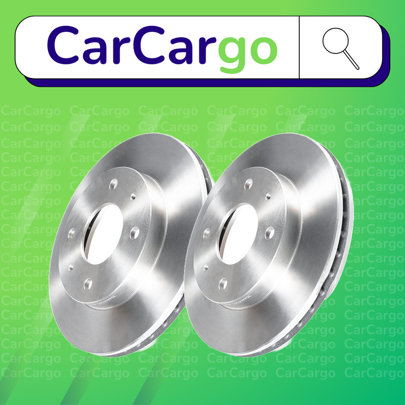 Vented Front Brake Discs Mitsubishi Galant 2.0 GLSI 1992-1996 256 mm