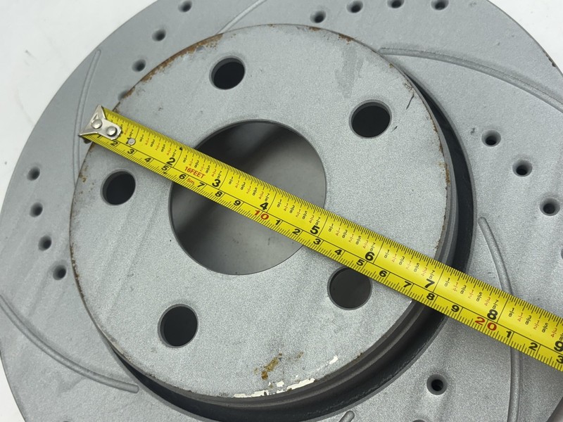 Performance Slotted Drilled Brake Rotors Pair 100-835-34 Fits Multiple Vehicles gallery