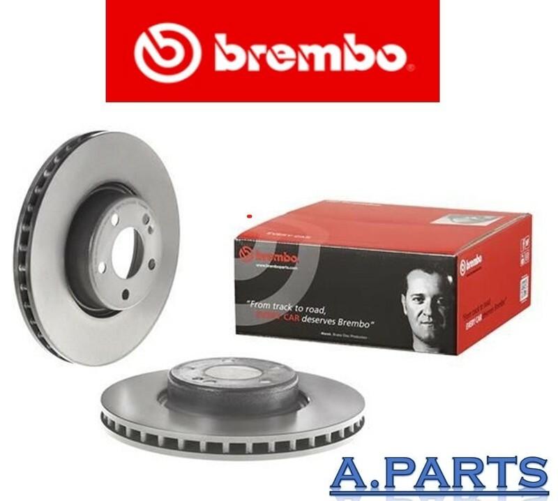 Brembo 2x brake discs ø318 mm front Mercedes C class A205 C205 W205 S205