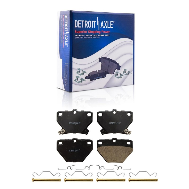 Front Rear DRILLED Disc Rotors Ceramic Brake Pads Kit for Corolla Matrix Vibe gallery