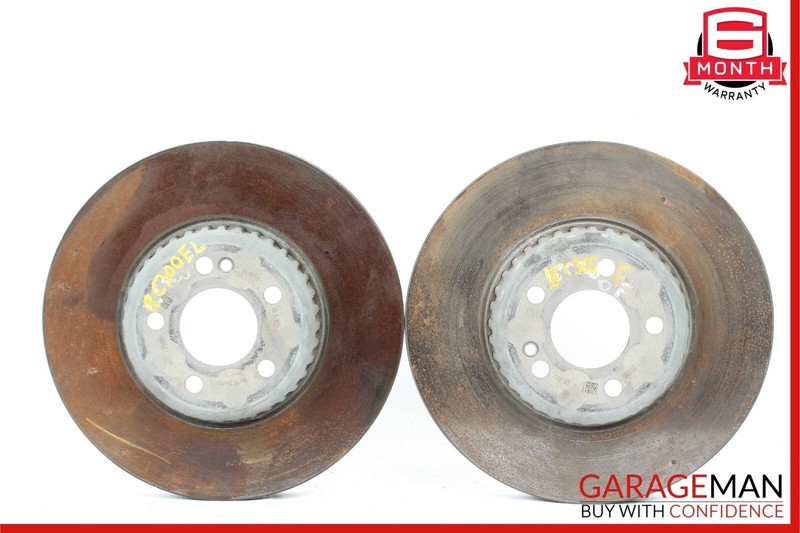 15-20 Mercedes W205 C300 C350e Front Right & Left Side Brake Rotor Disc Set of 2