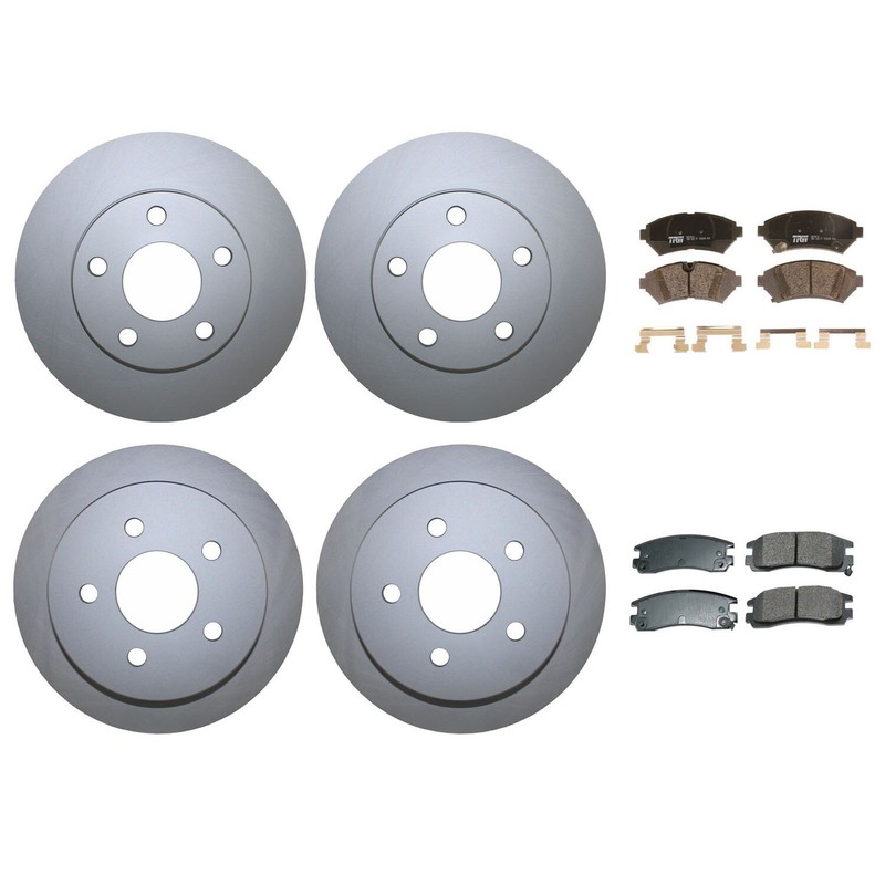 Front Rear Brake Kit Rotor TRW Pro Ceramic Pad For Regal Intrigue Grand Prix FWD gallery