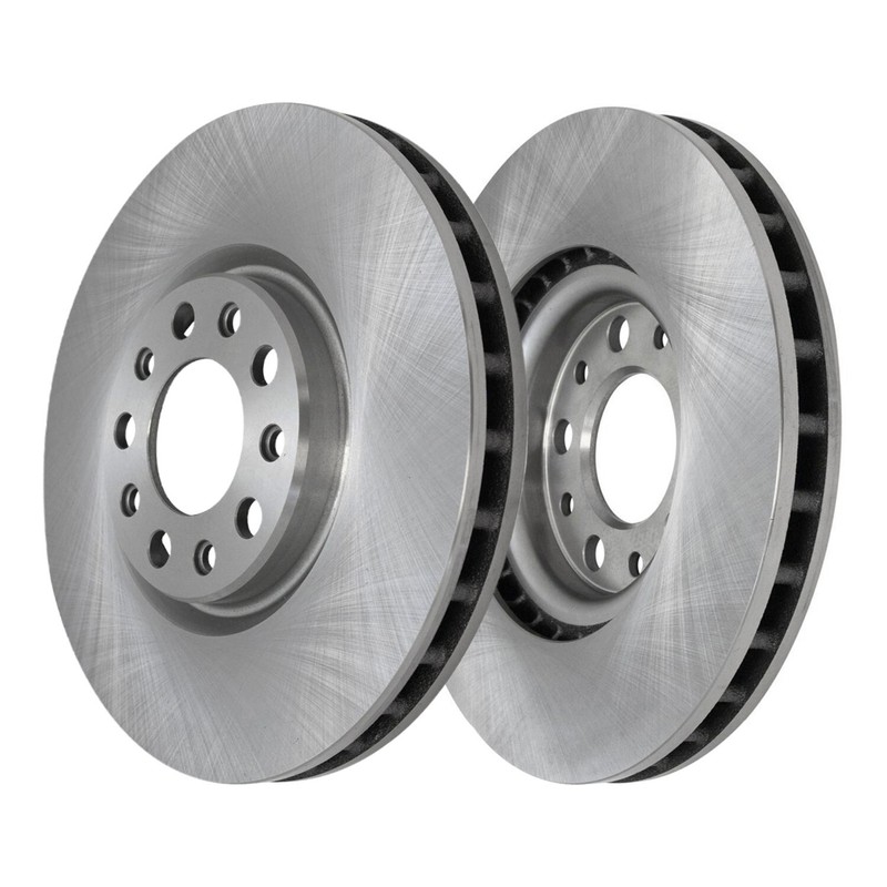 Front and Rear Driver Passenger Side Disc Brake Rotors Kit for 2017 Jeep Compass gallery