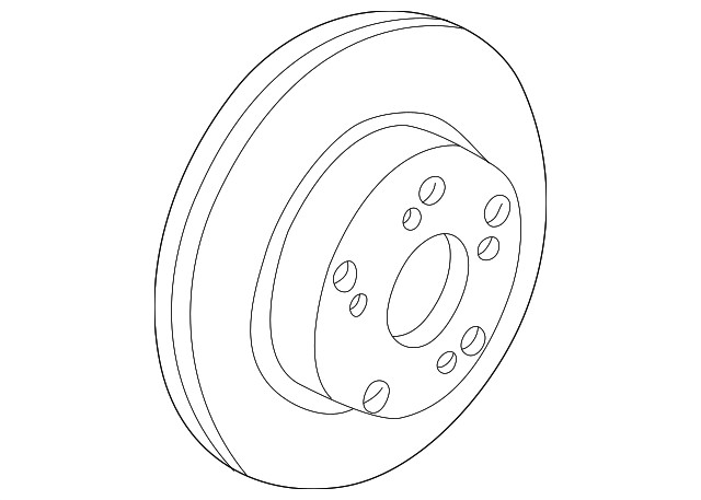 Genuine Honda Disk Rear Brake Drum (Inner) 42510-SJC-A50