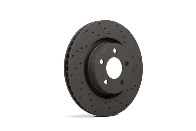 Hawk Performance HTC4955 Talon Cross Drilled And Slotted Brake Rotors