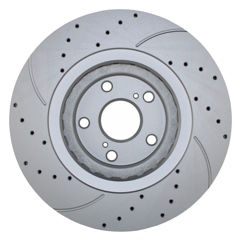 Bison Performance Pair 2 Front Drilled Coat 328mm Brake Rotors for Lexus Toyota gallery