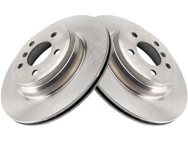 Rear TRQ Brake Rotor Set fits BMW 330i xDrive 2017-2018 47BWTK