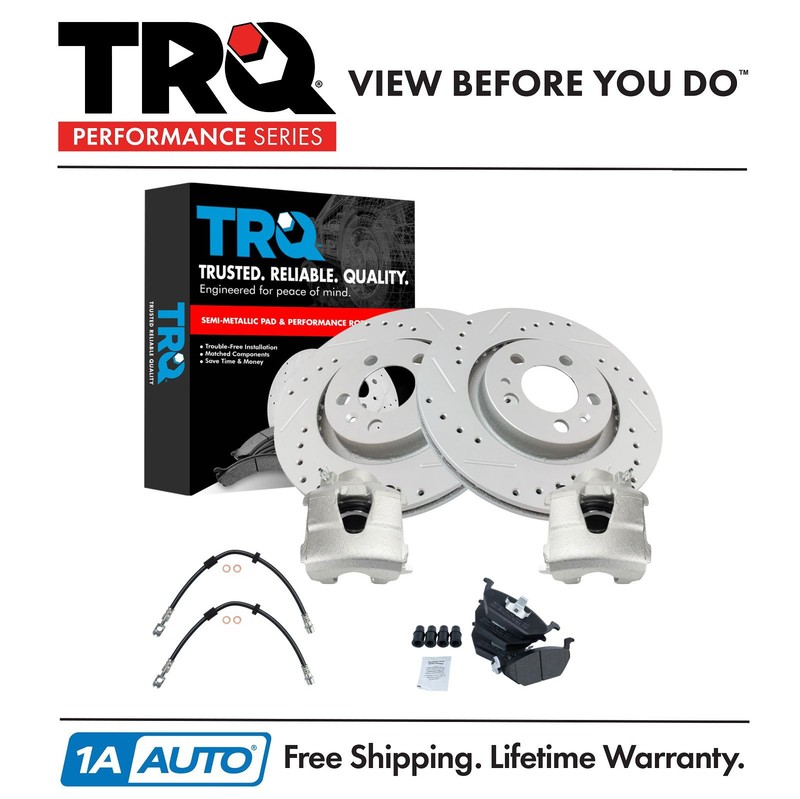 TRQ Performance Brake Pad & Rotor Kit Fits Volkswagen