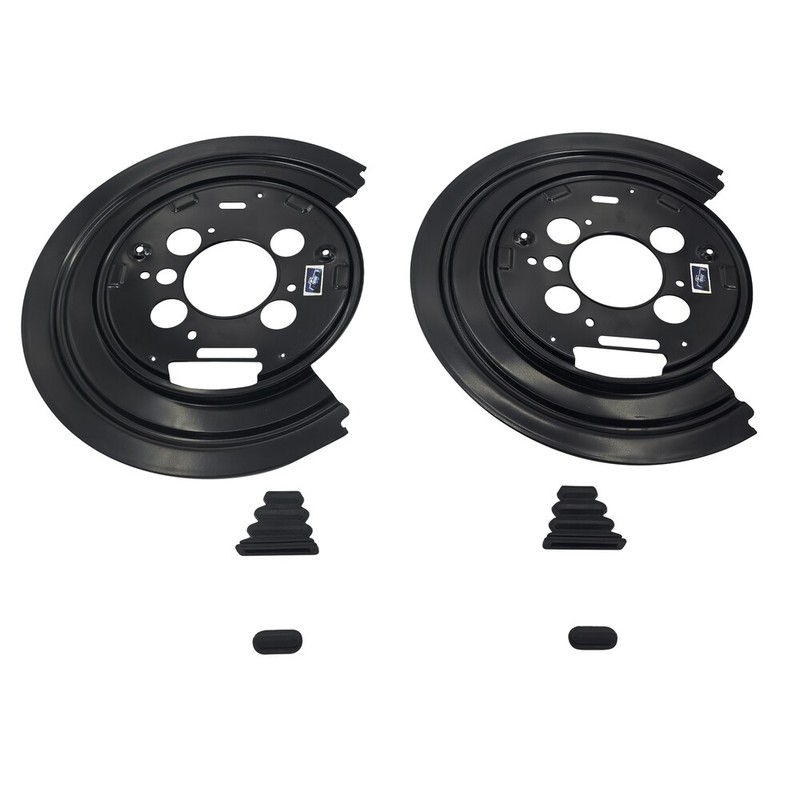 New Dust Shield Set For Aspen Durango Rear Brake Rotor Backing Plate 52113468AF gallery