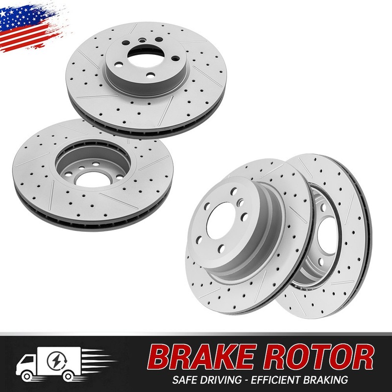 Front Rear Brake Disc Rotors Kit for for BMW X5 2011 – 2019 X6