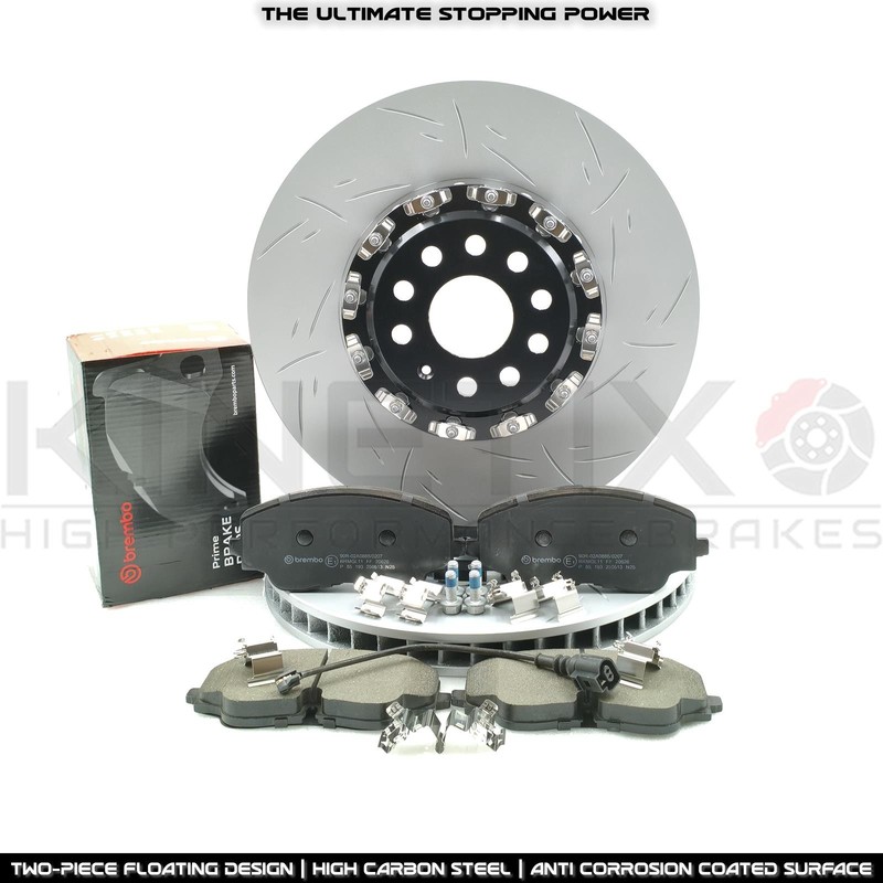FOR VW ARTEON R GOLF R TIGUAN R 2.0 R PERFORMANCE FRONT BRAKE DISCS BREMBO PADS gallery