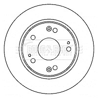 Brake Disc Rear CPO Fits Honda Accord 2003-2008 2.0 2.2 TDi 2.4 #1 42510SEAE50 gallery