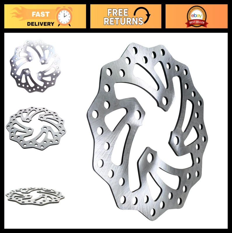 Rear Brake Rotor Disc Replacement for Yamaha ATV Raptor 700, YFZ450, YFZ450R, YF